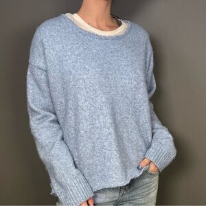 Warm Periwinkle Blue Sweater